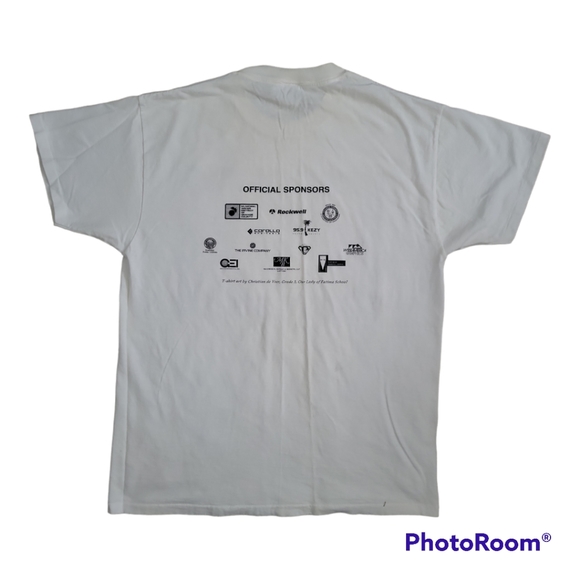 Vintage 1996 Go With The Flow T-shirt - Picture 3 of 8